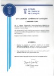 Recognition Of The Chamber Of Commerce Of Guayaquil